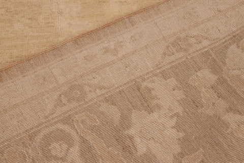 handmade Modern Kafkaz Brown Tan Hand Knotted RECTANGLE 100% WOOL area rug 10' x 14'
