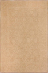 handmade Transitional Kafkaz Brown Tan Hand Knotted RECTANGLE 100% WOOL area rug 10X14