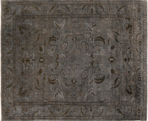 handmade Over Dyed Over Dyed Lt. Green Lt. Green Hand Knotted RECTANGLE 100% WOOL area rug 10' x 13'