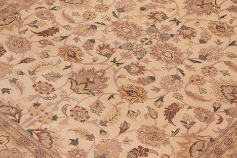 handmade Traditional Kafkaz Beige Green Hand Knotted RECTANGLE 100% WOOL area rug 8x10