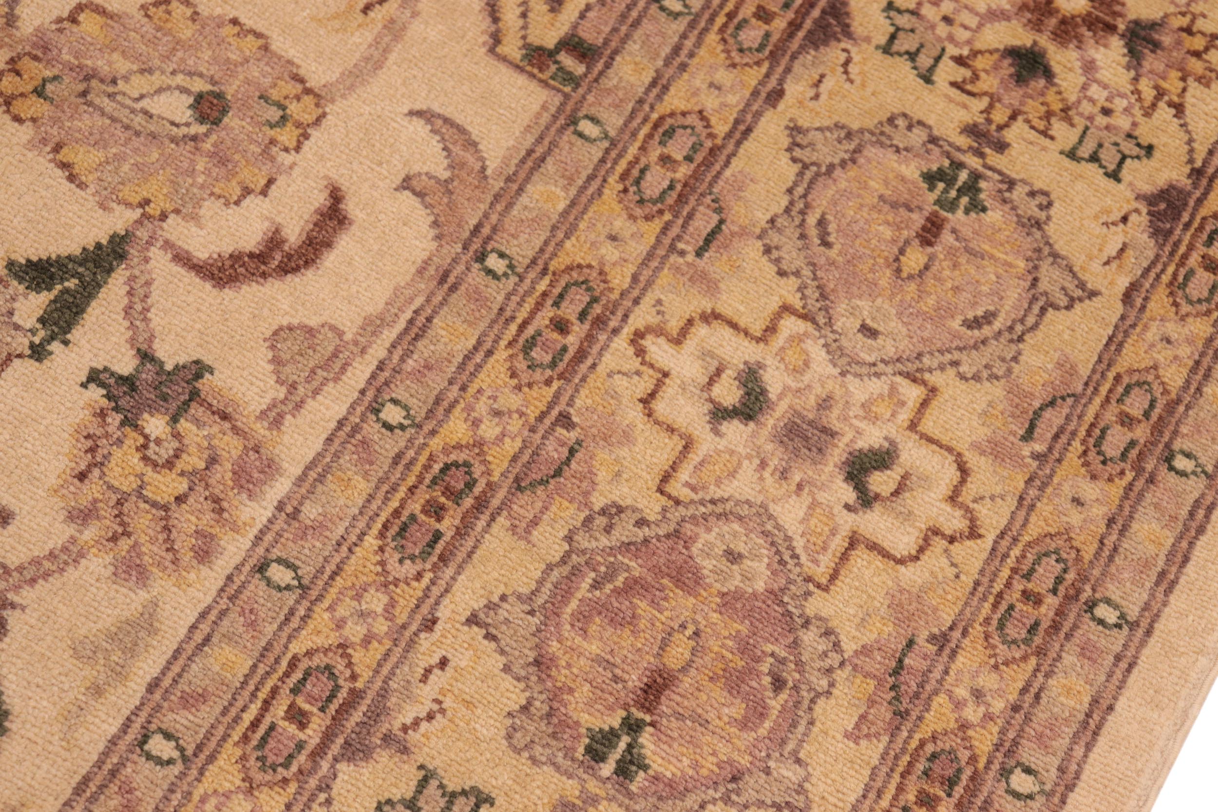 handmade Traditional Kafkaz Beige Green Hand Knotted RECTANGLE 100% WOOL area rug 8x10