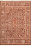 Vintage Tajdar Raguel Brown/Brown Wool Rug - 7'11'' x 9'8''