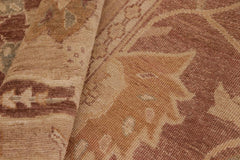 handmade Traditional Kafkaz Brown Tan Hand Knotted RECTANGLE 100% WOOL area rug 8X10