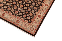 handmade Transitional Kafkaz Brown Beige Hand Knotted RECTANGLE 100% WOOL area rug 8X10