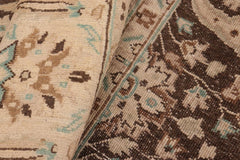 handmade Traditional Kafkaz Brown Beige Hand Knotted RECTANGLE 100% WOOL area rug 8X10