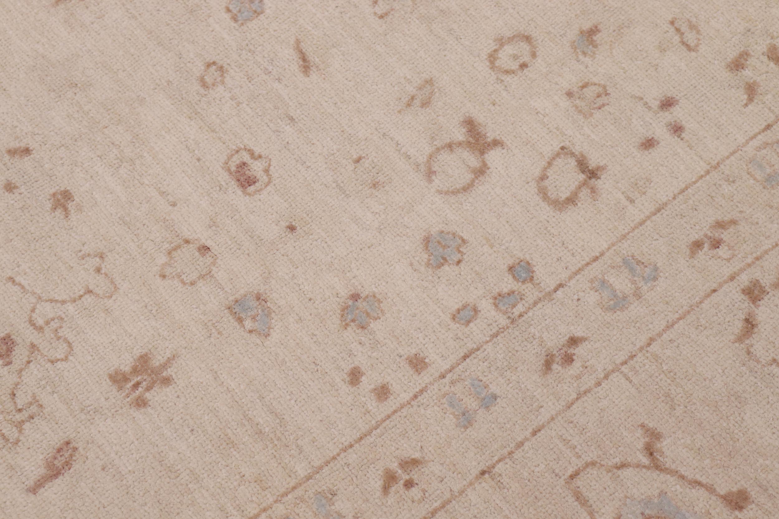 handmade Traditional Kafkaz Lt. Tan Tan Hand Knotted RECTANGLE 100% WOOL area rug 9x12