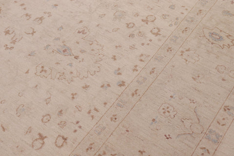 handmade Traditional Kafkaz Lt. Tan Tan Hand Knotted RECTANGLE 100% WOOL area rug 9x12