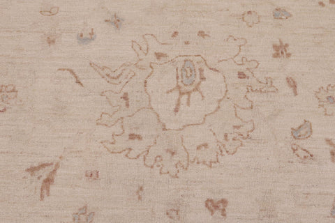 handmade Traditional Kafkaz Lt. Tan Tan Hand Knotted RECTANGLE 100% WOOL area rug 9x12