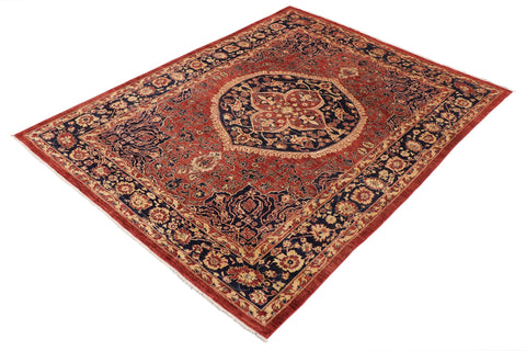 handmade Traditional Kafkaz Red  Hand Knotted RECTANGLE 100% WOOL area rug 9' x 12'