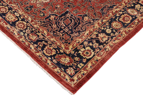 handmade Traditional Kafkaz Red  Hand Knotted RECTANGLE 100% WOOL area rug 9' x 12'