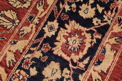 handmade Traditional Kafkaz Red  Hand Knotted RECTANGLE 100% WOOL area rug 9' x 12'