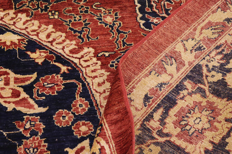 handmade Traditional Kafkaz Red  Hand Knotted RECTANGLE 100% WOOL area rug 9' x 12'