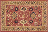 Classic Ziegler Ivelisse Rust/Green Hand-Knotted Wool Rug - 9'0'' x 12'2''