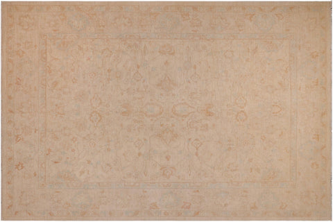 handmade Traditional Kafkaz Beige Green Hand Knotted RECTANGLE 100% WOOL area rug 9x12