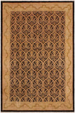 handmade Transitional Kafkaz Black Tan Hand Knotted RECTANGLE 100% WOOL area rug 9 x 12