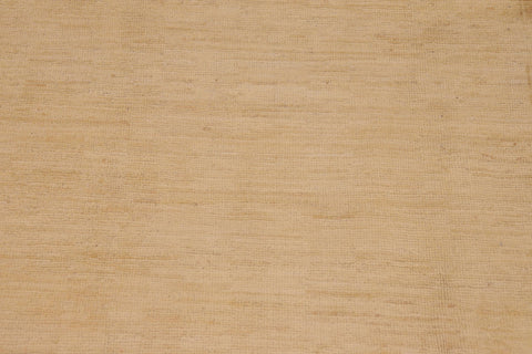handmade Modern Kafkaz Beige Tan Hand Knotted RECTANGLE 100% WOOL area rug 9' x 12'