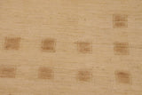 handmade Modern Kafkaz Beige Tan Hand Knotted RECTANGLE 100% WOOL area rug 9 x 12