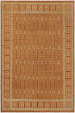 handmade Transitional Kafkaz Brown Rust Hand Knotted RECTANGLE 100% WOOL area rug 9 x 12