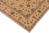 handmade Traditional Kafkaz Tan Beige Hand Knotted RECTANGLE 100% WOOL area rug 9 x 12