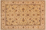 Shabby Chic Ziegler Svetlana Tan/Beige Hand-Knotted Wool Rug - 9'1'' x 11'10''