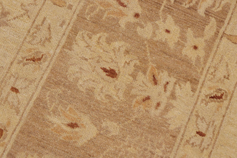 handmade Traditional Kafkaz Beige Brown Hand Knotted RECTANGLE 100% WOOL area rug 9x12