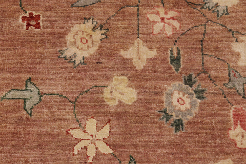handmade Modern Kafkaz Lt. Brown Rust Hand Knotted RECTANGLE 100% WOOL area rug 9' x 12'