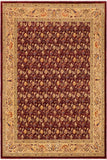 handmade Transitional Kafkaz Burgundy Tan Hand Knotted RECTANGLE 100% WOOL area rug 9 x 12