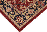 handmade Traditional Kafkaz Red Blue Hand Knotted RECTANGLE 100% WOOL area rug 9 x 12