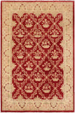 handmade Transitional Kafkaz Red Gold Hand Knotted RECTANGLE 100% WOOL area rug 10 x 14
