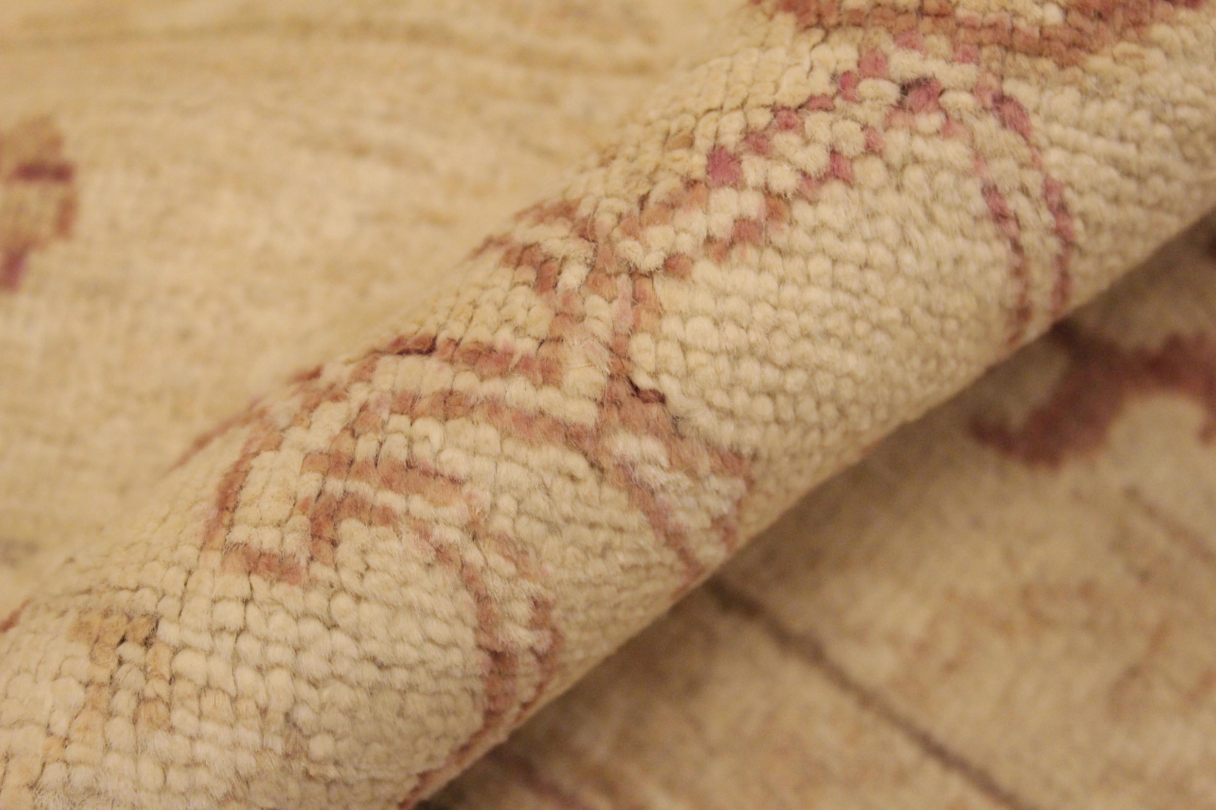 handmade Traditional Kafkaz Beige Lt. Brown Hand Knotted RECTANGLE 100% WOOL area rug 9x12