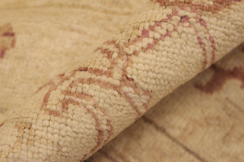 handmade Traditional Kafkaz Beige Lt. Brown Hand Knotted RECTANGLE 100% WOOL area rug 9x12