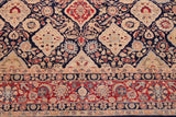 Antique Royce Blue/Red Wool Rug - 9'1'' x 12'2''
