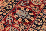 Antique Royce Blue/Red Wool Rug - 9'1'' x 12'2''