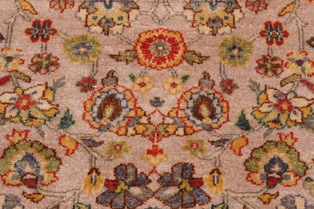 handmade Traditional Design Lt. Gray Lt. Green Hand Knotted RECTANGLE 100% WOOL area rug 9'X12'