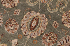 handmade Traditional Veg Dye Green Lt. Tan Hand Knotted RECTANGLE 100% WOOL area rug 9'X12'