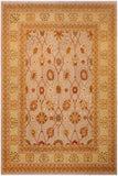 Vintage Persian Batish Kenda Tan/Tan Wool Rug - 9'2'' x 11'11''