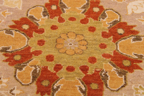 Vintage Persian Batish Kenda Tan/Tan Wool Rug - 9'2''X11'11''