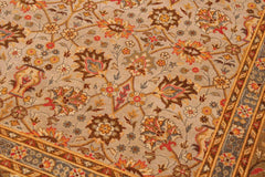 handmade Traditional  Lt. Gray Lt. Green Hand Knotted RECTANGLE 100% WOOL area rug 9'X12'