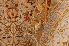 handmade Traditional  Lt. Gray Lt. Green Hand Knotted RECTANGLE 100% WOOL area rug 9'X12'