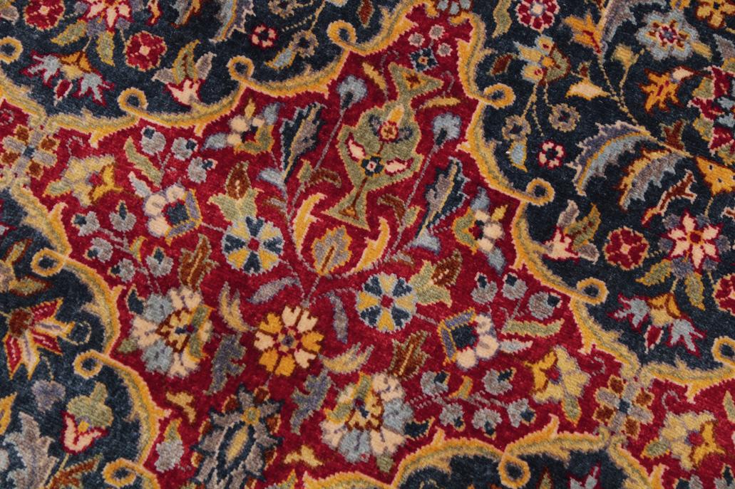 handmade Traditional Design Red Blue Hand Knotted RECTANGLE 100% WOOL area rug 9'X12'