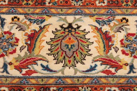 handmade Traditional Veg Dye Lt. Blue Ivory Hand Knotted RECTANGLE 100% WOOL area rug 9'X12'