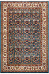 handmade Traditional Veg Dye Lt. Blue Ivory Hand Knotted RECTANGLE 100% WOOL area rug 9'X12'
