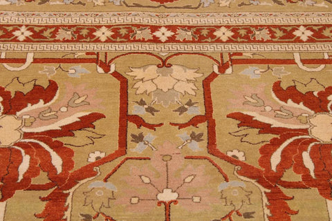 Vintage Eryn Gold/Gold Wool Rug - 8'11''X12'0''