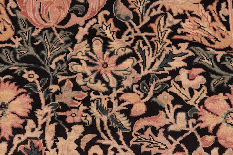 handmade Transitional Gulshan Black Red Hand Knotted RECTANGLE 100% WOOL area rug 8' x 10'