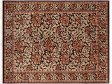 Art Nouveau William Morris Flora Wool Rug - 6'2'' x 9'1''