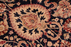 Vintage Persian Anmol Agra David Blue/Red Wool Rug - 8'1''X10'7''