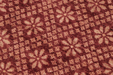 handmade Transitional Kafkaz Red Lt. Gold Hand Knotted RECTANGLE 100% WOOL area rug 9' x 12'