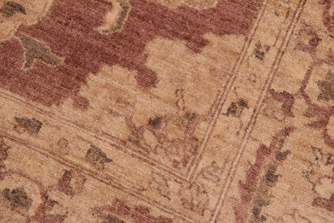 handmade Traditional Kafkaz Brown Tan Hand Knotted RECTANGLE 100% WOOL area rug 8x10