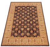 handmade Traditional Kafkaz Purple Lt. Tan Hand Knotted RECTANGLE 100% WOOL area rug 9 x 12