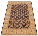 handmade Traditional Kafkaz Purple Lt. Tan Hand Knotted RECTANGLE 100% WOOL area rug 9 x 12